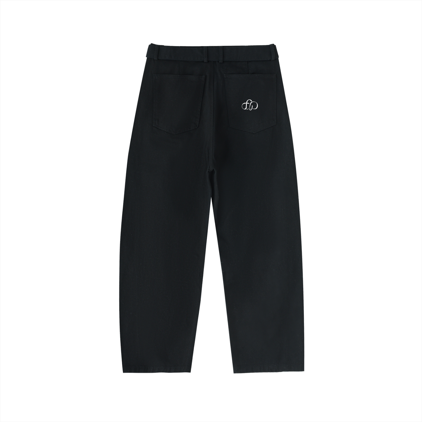 Cloud Twisted-Seam Belted Blade Pants