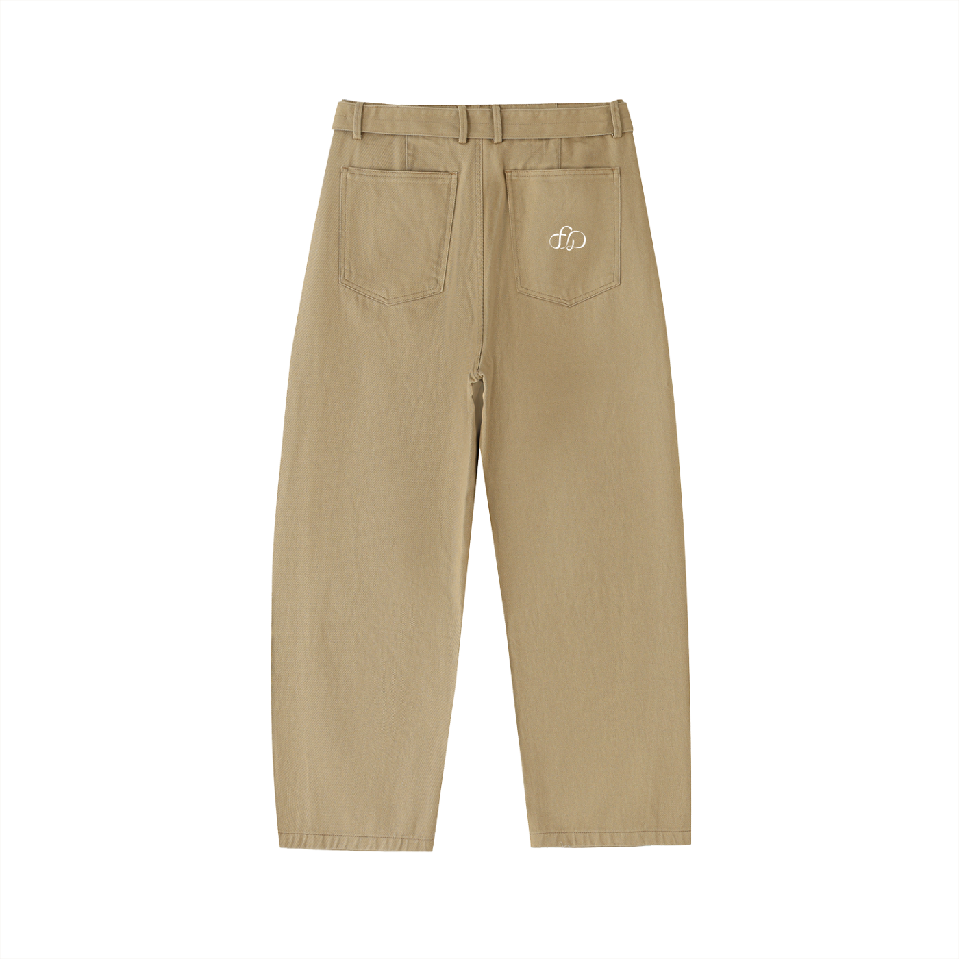 Cloud Twisted-Seam Belted Blade Pants