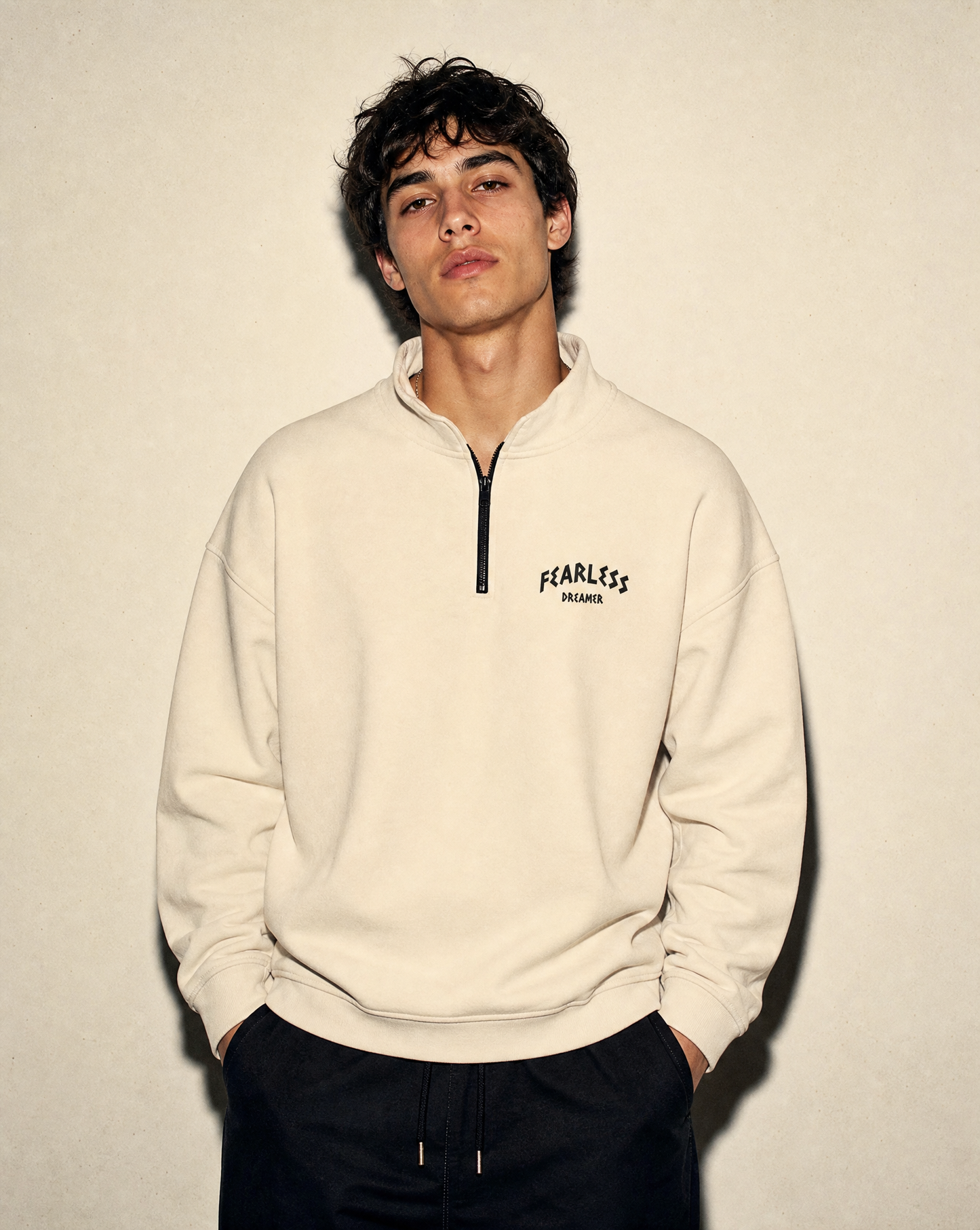 Fearless Dreamer Quarter Zip Hoodie