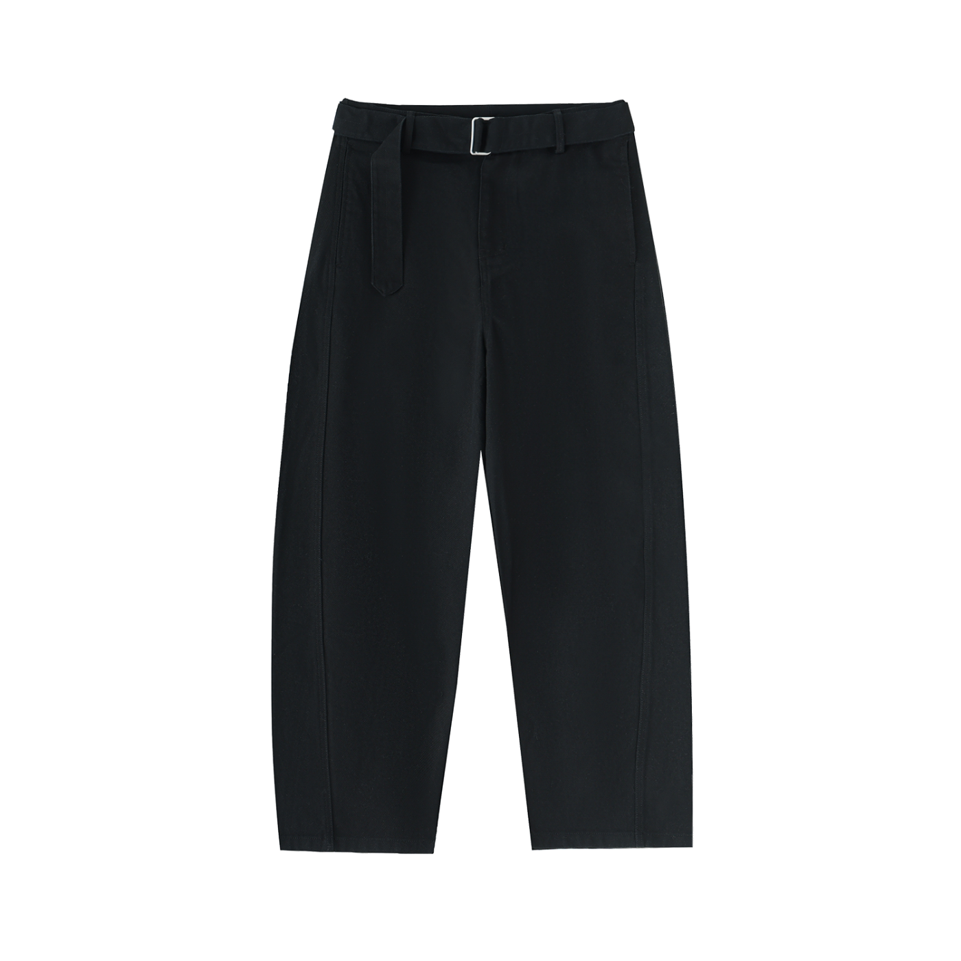 Cloud Twisted-Seam Belted Blade Pants