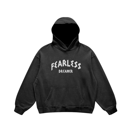 CLASSIC WHITE FEARLESS DREAMER HOODIE