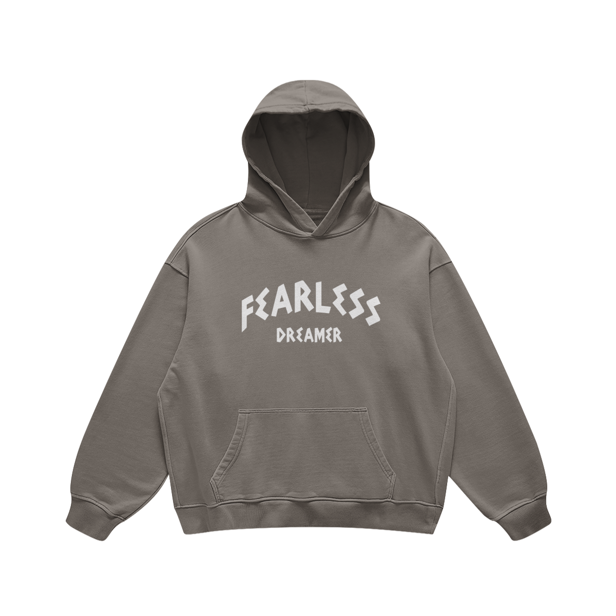 CLASSIC WHITE FEARLESS DREAMER HOODIE