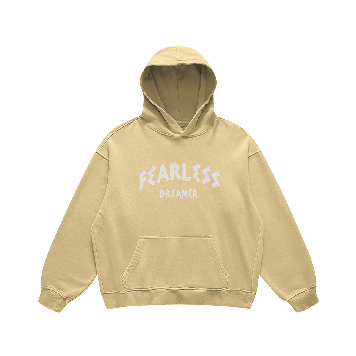 CLASSIC WHITE FEARLESS DREAMER HOODIE